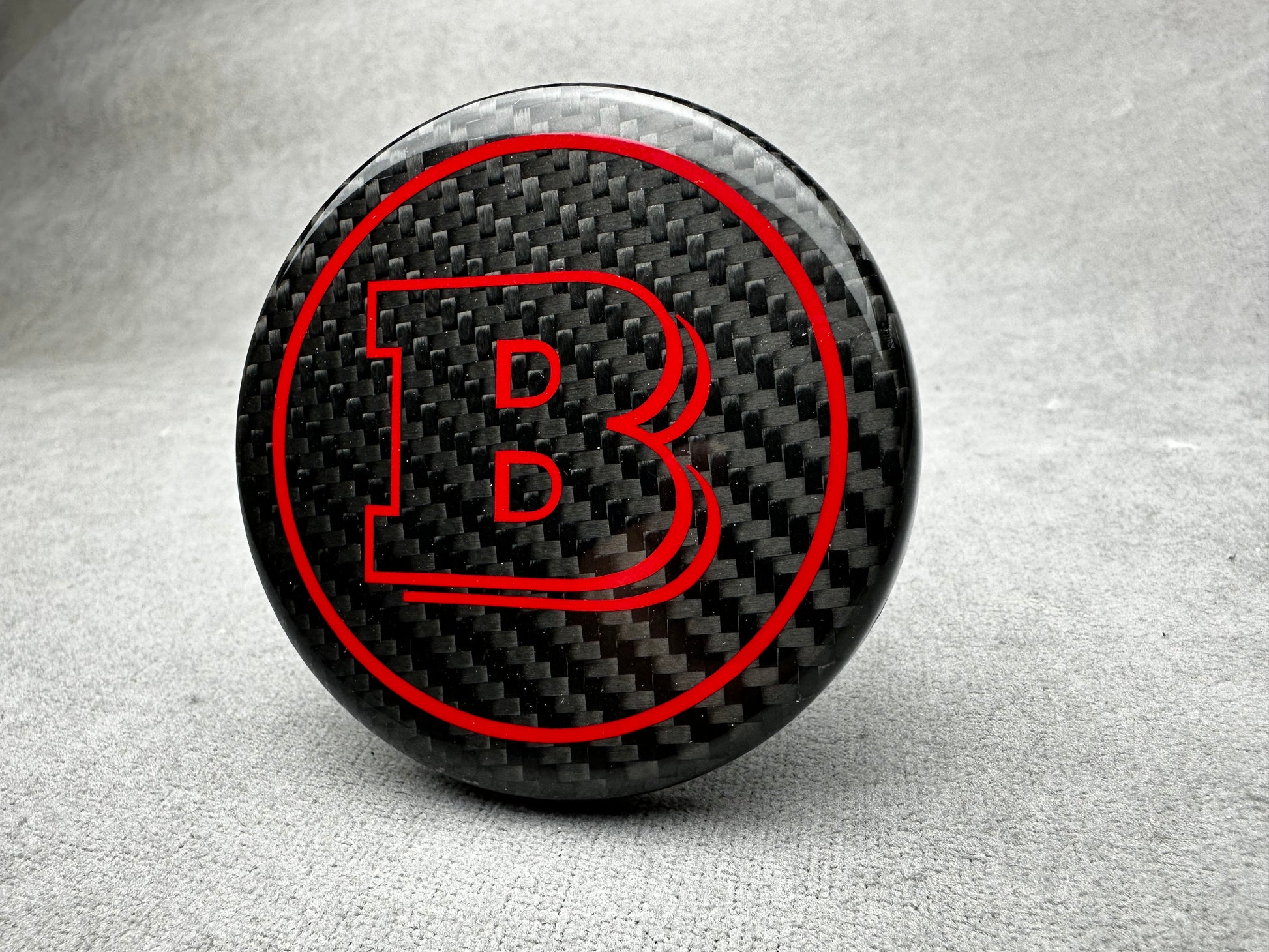 Brabus Red Carbon Emblem for Airbag Steering Wheel – 2024+ Mercedes models