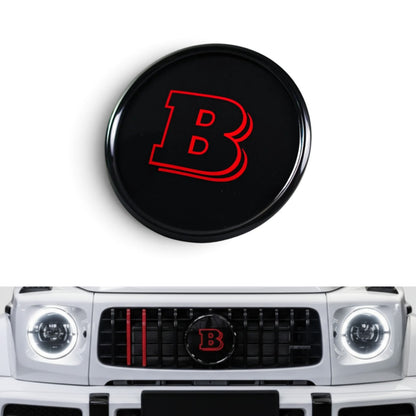 Brabus Red Front Grille Emblem for Mercedes G-Class W463A W465 G500 G63 (2018+)