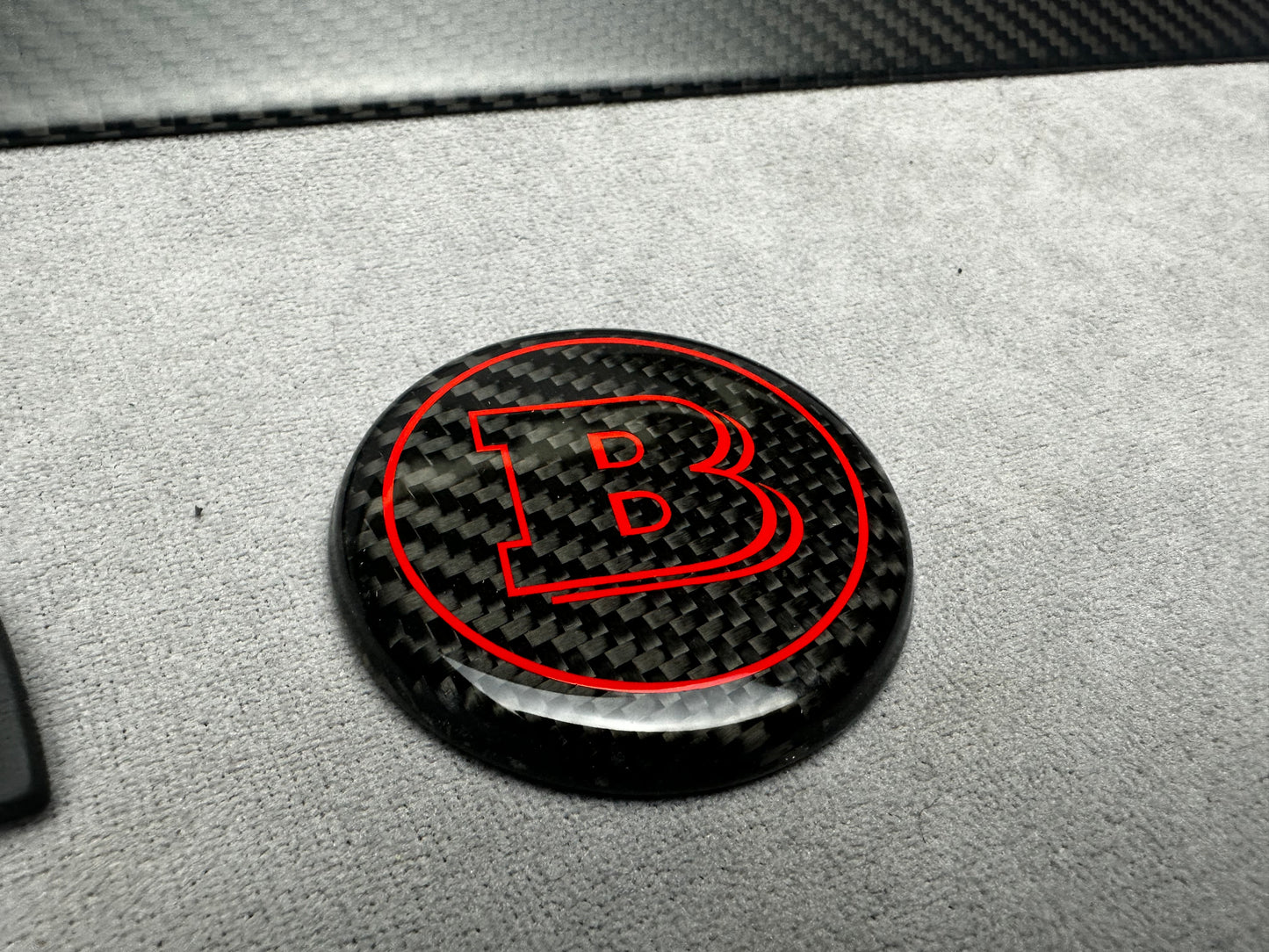 "Brabus 700 red emblem badge set carbon plastic metal for Mercedes G-Wagon W463A W465