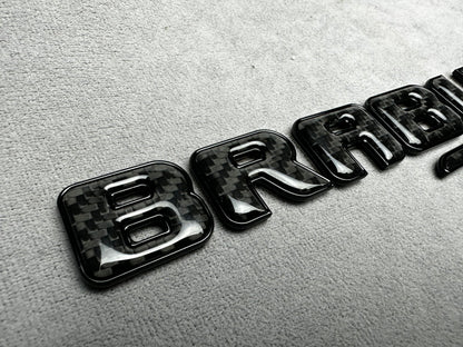 Brabus 750 carbon black emblem badge tailgate for Mercedes GT 63 SL 63