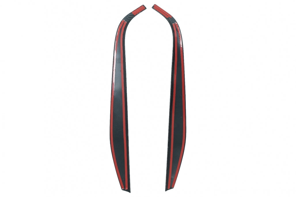 Center Console Side Trim Covers Carbon Fiber Look for Mercedes A-Class W177 V177 (2018–Up)