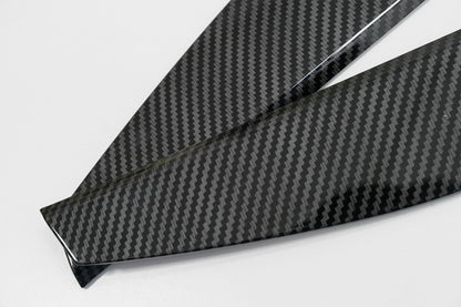 Center Console Side Trim Covers Carbon Fiber Look for Mercedes A-Class W177 V177 (2018–Up)