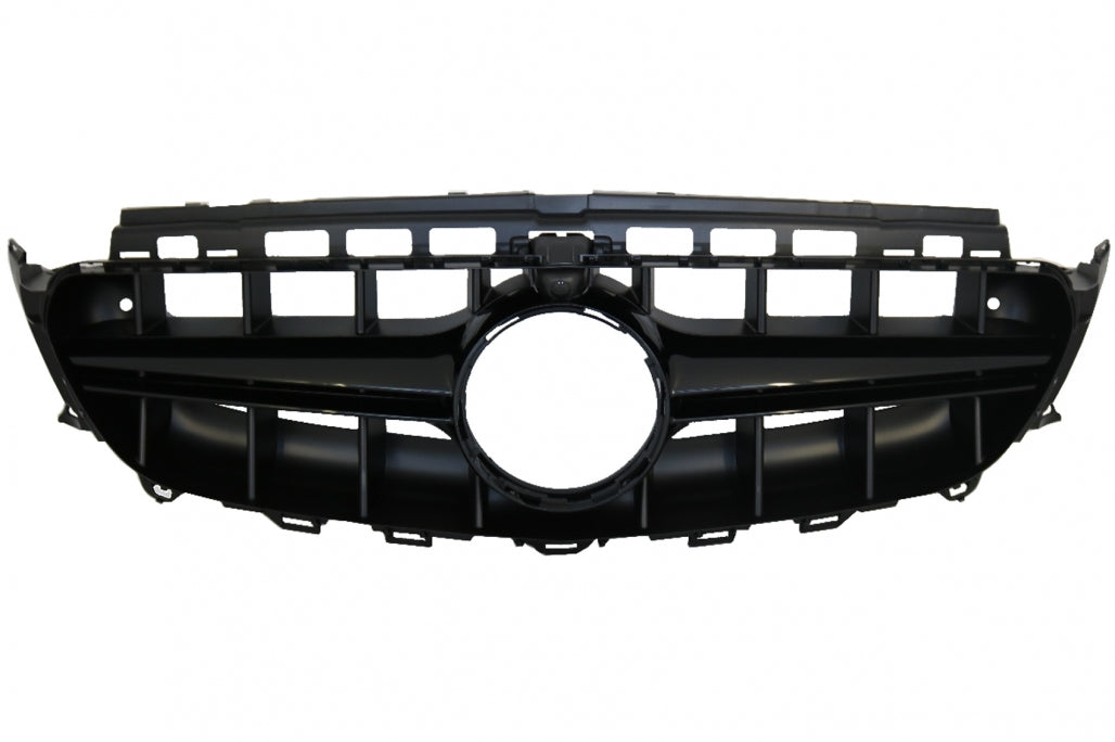 Central Grille E63 Design Black for Mercedes E-Class W213 S213 C238 A238 (2016–2019)