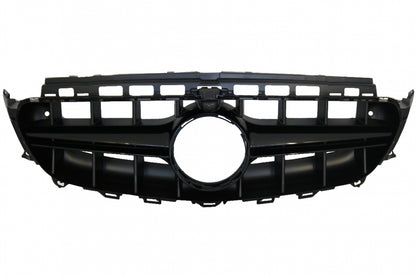 Central Grille E63 Design Black for Mercedes E-Class W213 S213 C238 A238 (2016–2019)