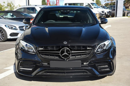 Central Grille E63 Design Black for Mercedes E-Class W213 S213 C238 A238 (2016–2019)