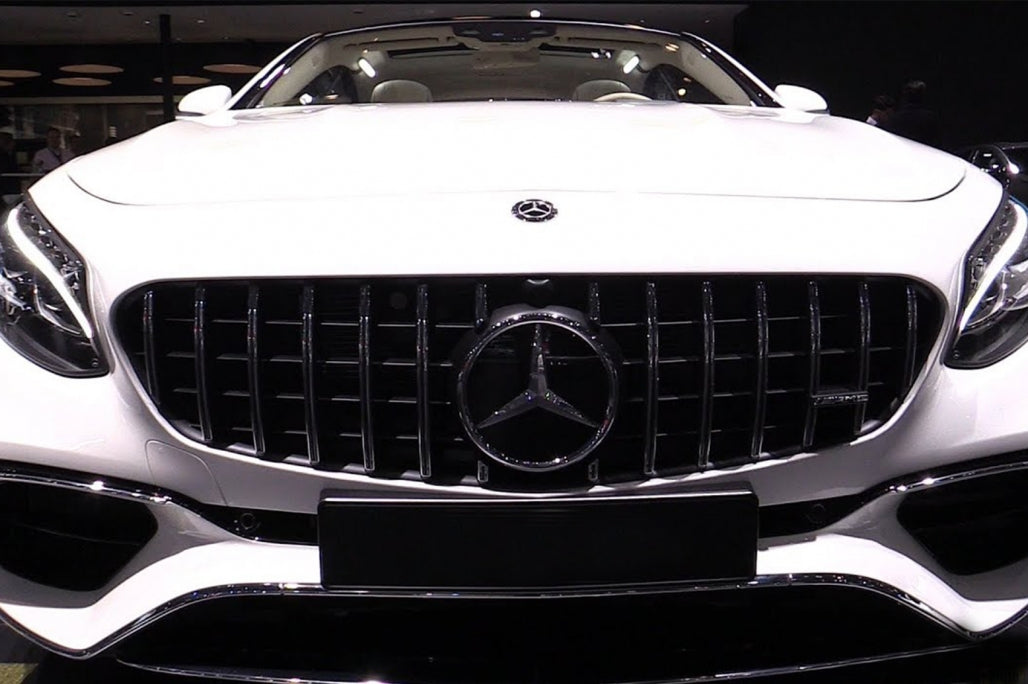 Central Grille GT-R Panamericana All Black for Mercedes S-Class Coupe C217 Cabrio A217 (2014–2017)