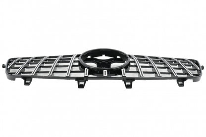 Central Grille GT-R Panamericana Black Chrome for Mercedes E-Class W212 S212 (2009–2013)
