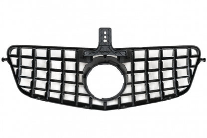 Central Grille GT-R Panamericana Black Chrome for Mercedes E-Class W212 S212 (2009–2013)