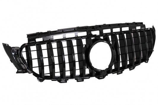 Central Grille GT-R Panamericana Black for Mercedes E-Class W213 S213 C238 A238 (2016–2019)