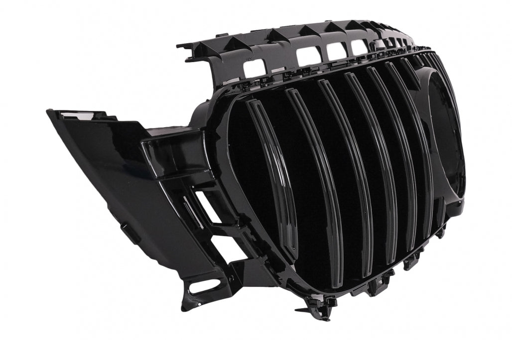 Central Grille GT-R Panamericana Black for Mercedes E-Class W213 S213 C238 A238 (2016–2019)
