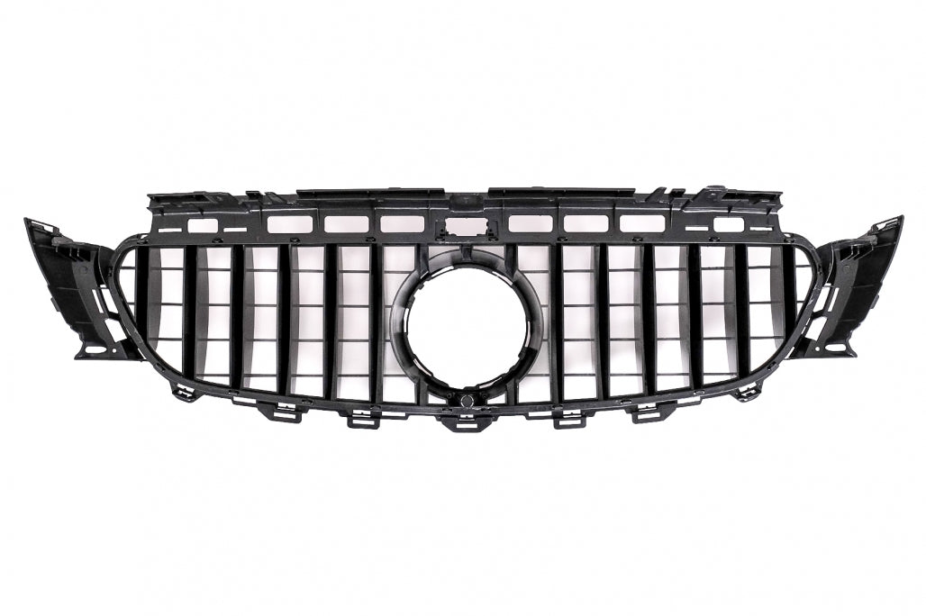 Central Grille GT-R Panamericana Black for Mercedes E-Class W213 S213 C238 A238 (2016–2019)