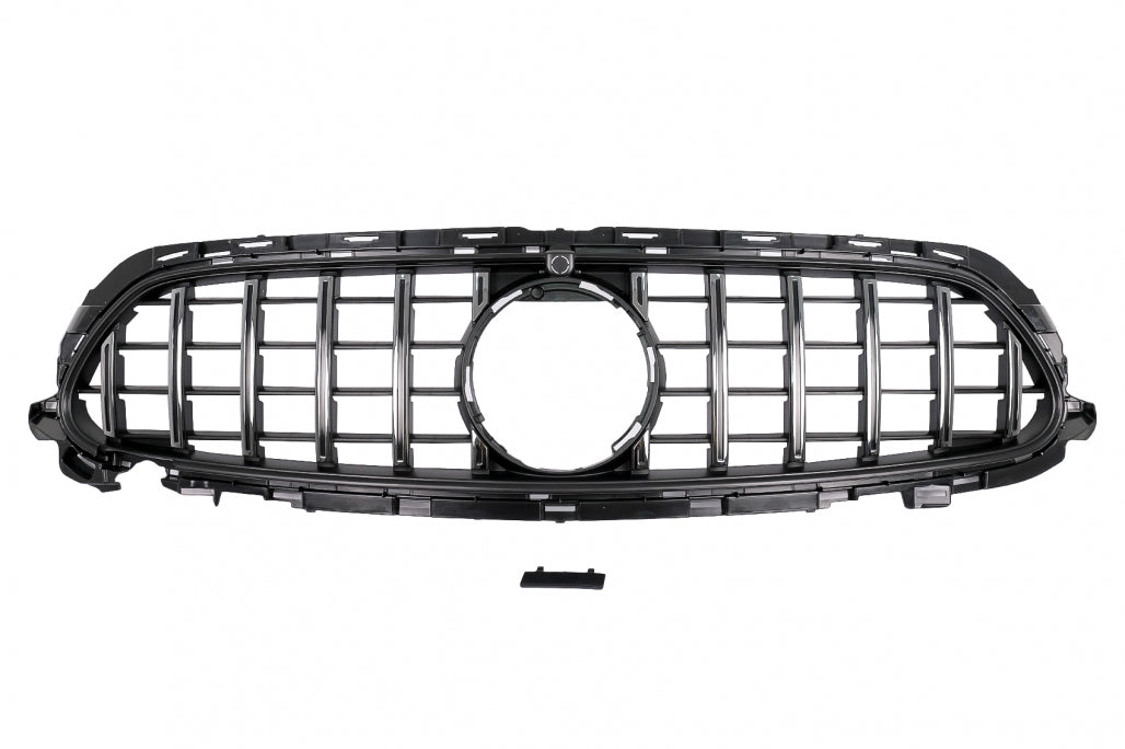 Central Grille GT-R Panamericana Chrome for Mercedes E-Class W213 S213 C238 A238 Facelift (2020–Up)
