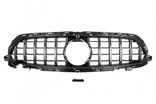 Central Grille GT-R Panamericana Chrome for Mercedes E-Class W213 S213 C238 A238 Facelift (2020–Up)