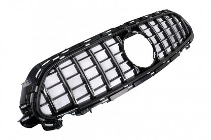 Central Grille GT-R Panamericana Chrome for Mercedes E-Class W213 S213 C238 A238 Facelift (2020–Up)