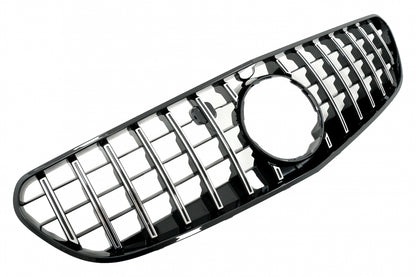 Central Grille GT-R Panamericana Chrome for Mercedes S-Class Coupe C217 Cabrio A217 (2014–2017)