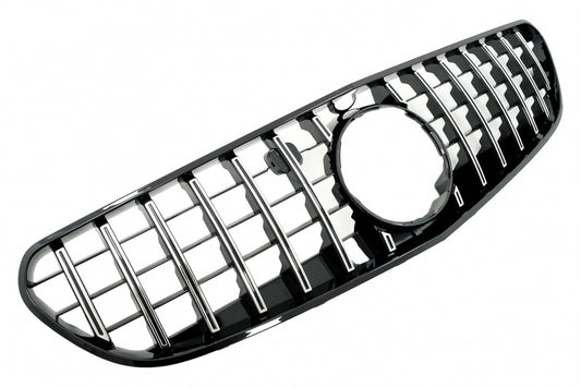 Central Grille GT-R Panamericana Chrome for Mercedes S-Class Coupe C217 Cabrio A217 (2014–2017)