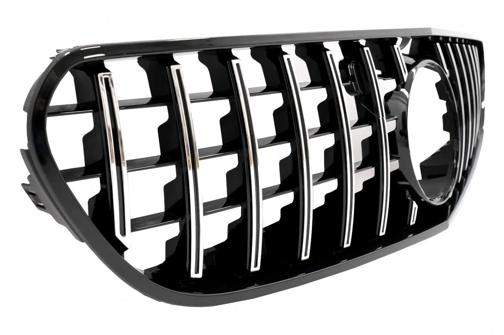 Central Grille GT-R Panamericana Chrome for Mercedes S-Class Coupe C217 Cabrio A217 (2014–2017)