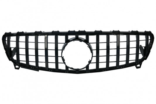 Central Grille GT-R Panamericana Design All Black for Mercedes A-Class W176 Facelift (092015–2018)