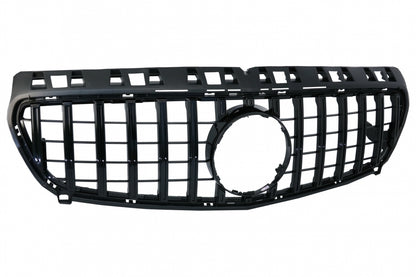 Central Grille GT-R Panamericana Design All Black for Mercedes A-Class W176 (2012–082015)