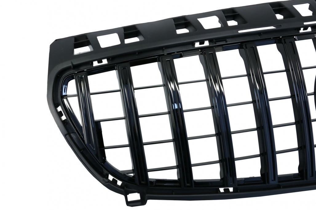 Central Grille GT-R Panamericana Design All Black for Mercedes A-Class W176 (2012–082015)