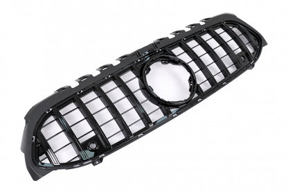 Central Grille GT-R Panamericana Design All Black for Mercedes A-Class W177 V177 (2018–2022)