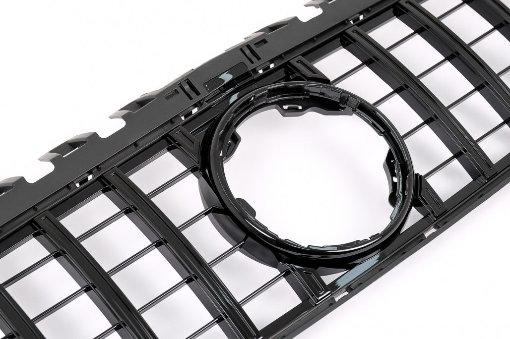 Central Grille GT-R Panamericana Design All Black for Mercedes A-Class W177 V177 (2018–2022)