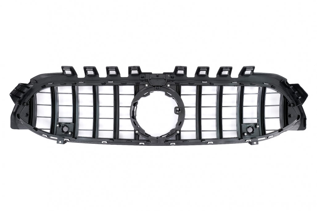 Central Grille GT-R Panamericana Design All Black for Mercedes A-Class W177 V177 (2018–2022)