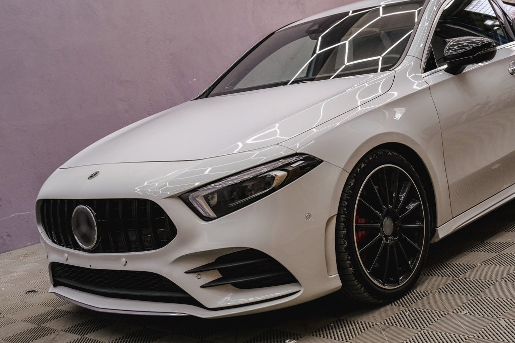 Central Grille GT-R Panamericana Design All Black for Mercedes A-Class W177 V177 (2018–2022)