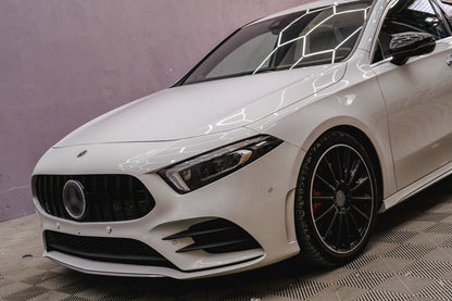 Central Grille GT-R Panamericana Design All Black for Mercedes A-Class W177 V177 (2018–2022)