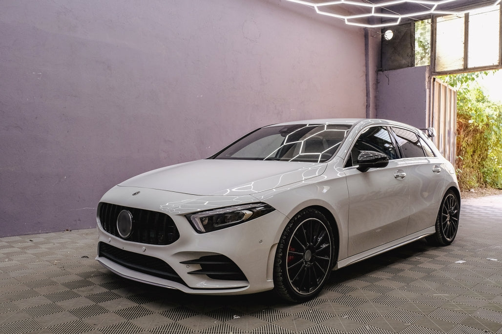 Central Grille GT-R Panamericana Design All Black for Mercedes A-Class W177 V177 (2018–2022)