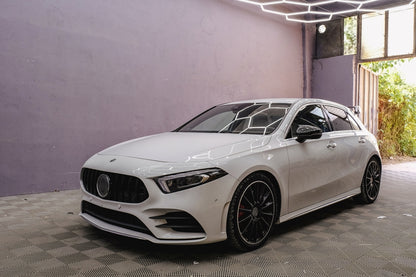 Central Grille GT-R Panamericana Design All Black for Mercedes A-Class W177 V177 (2018–2022)