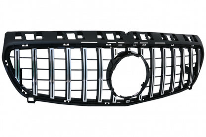 Central Grille GT-R Panamericana Design Black Chrome for Mercedes A-Class W176 (2012–082015)