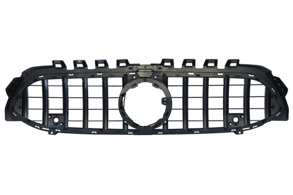Central Grille GT-R Panamericana Design Black Chrome for Mercedes A-Class W177 V177 (2018–2022)