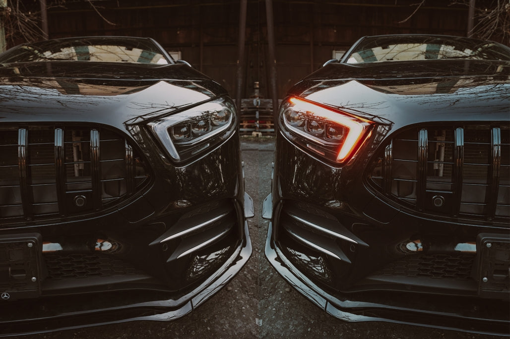 Central Grille GT-R Panamericana Design Piano Black for Mercedes A-Class W177 V177 (2018–2022)