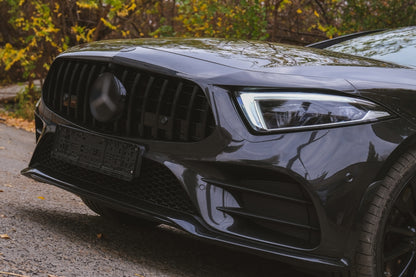 Central Grille GTR Design Piano Black for Mercedes CLS C257 (2018–Up)