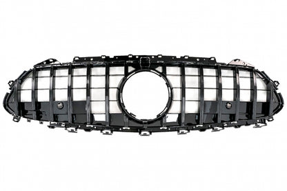 Central Grille GTR Design Piano Black for Mercedes CLS C257 (2018–Up)