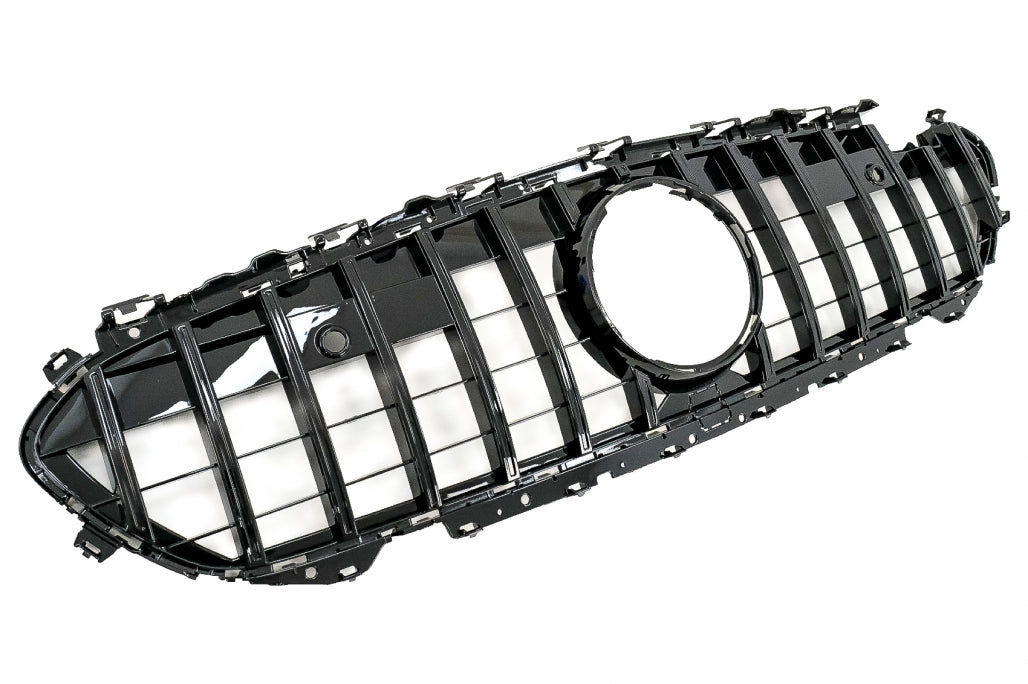 Central Grille GTR Design Piano Black for Mercedes CLS C257 (2018–Up)