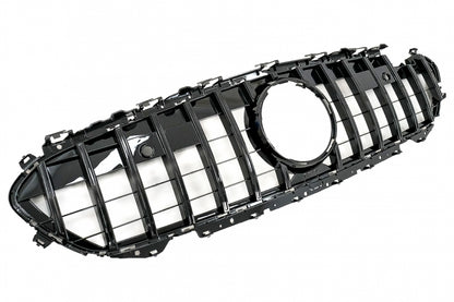 Central Grille GTR Design Piano Black for Mercedes CLS C257 (2018–Up)