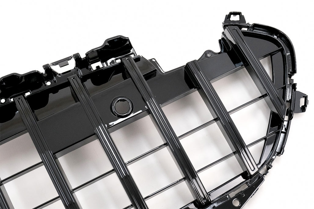 Central Grille GTR Design Piano Black for Mercedes CLS C257 (2018–Up)