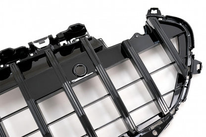 Central Grille GTR Design Piano Black for Mercedes CLS C257 (2018–Up)