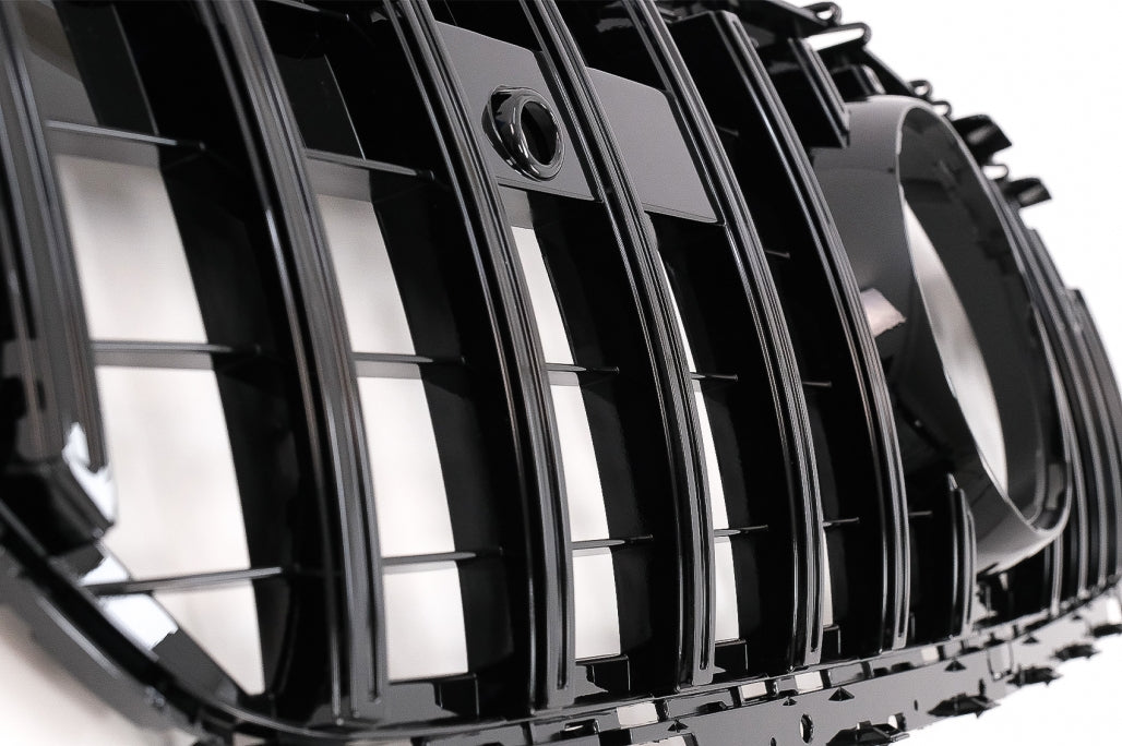 Central Grille GTR Design Piano Black for Mercedes CLS C257 (2018–Up)