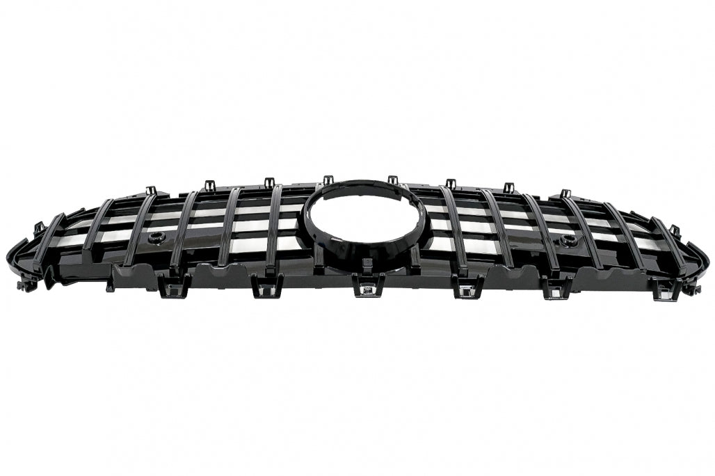 Central Grille GTR Design Piano Black for Mercedes CLS C257 (2018–Up)
