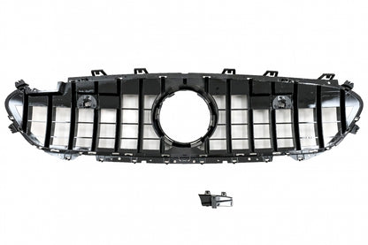 Central Grille GTR Design Piano Black for Mercedes CLS C257 (2018–Up)