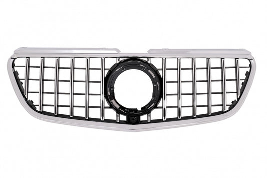 Central Grille GTR Panamericana Design Black Chrome for Mercedes Vito W447 (2020-Up)