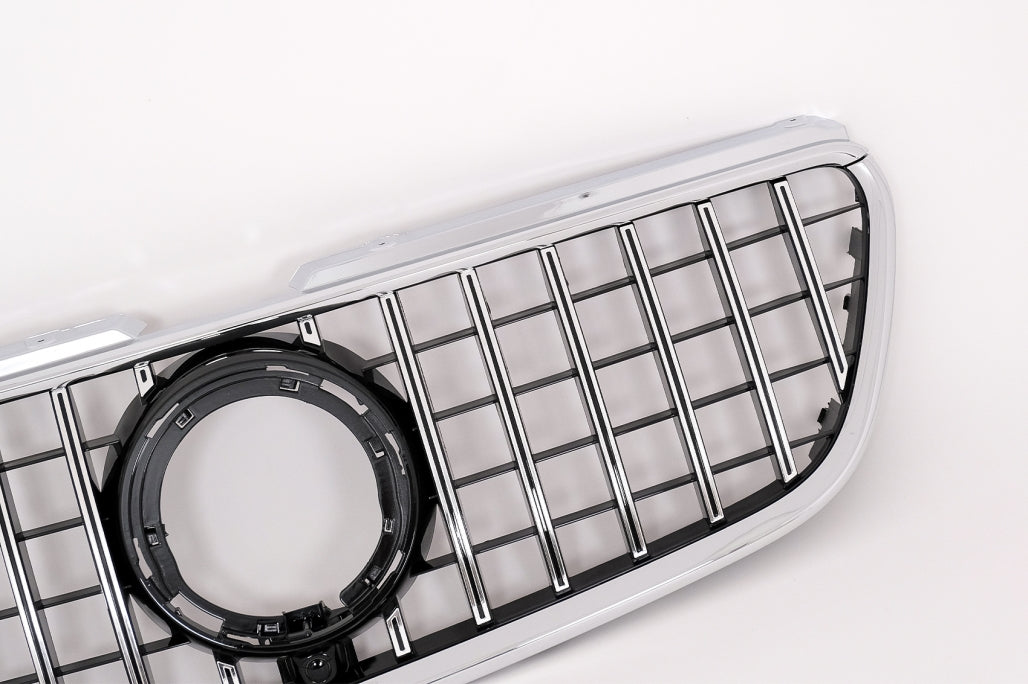 Central Grille GTR Panamericana Design Black Chrome for Mercedes Vito W447 (2020-Up)