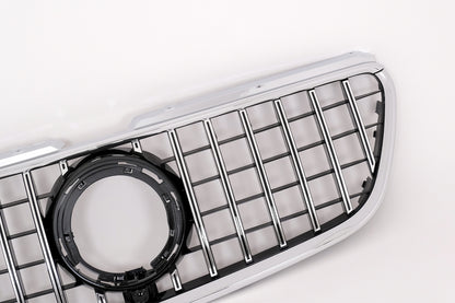 Central Grille GTR Panamericana Design Black Chrome for Mercedes Vito W447 (2020-Up)