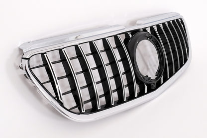 Central Grille GTR Panamericana Design Black Chrome for Mercedes Vito W447 (2020-Up)