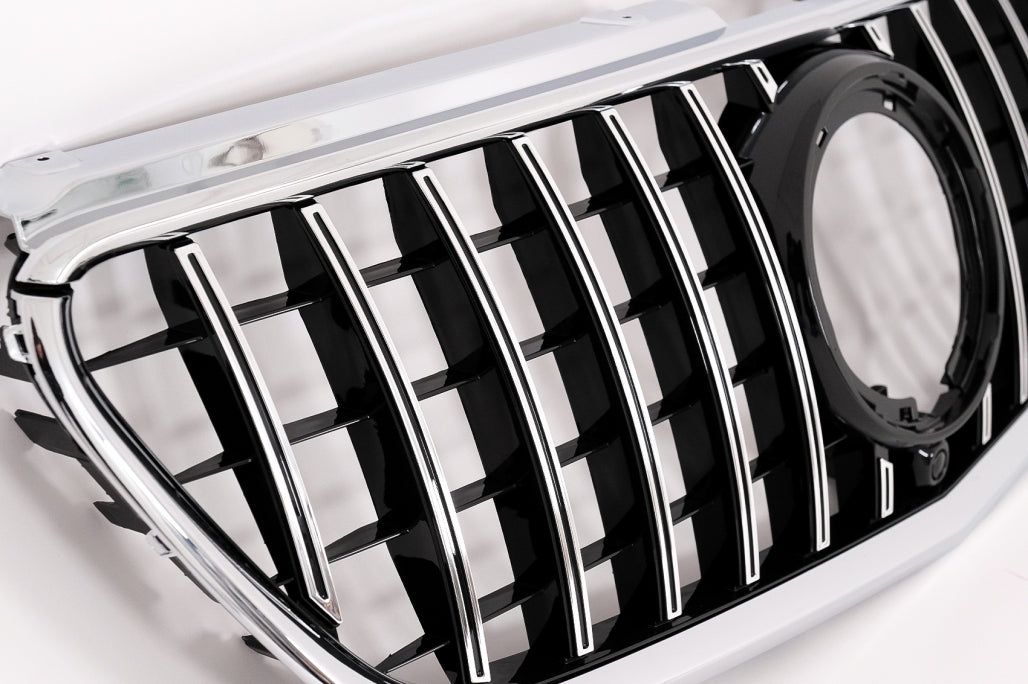 Central Grille GTR Panamericana Design Black Chrome for Mercedes Vito W447 (2020-Up)