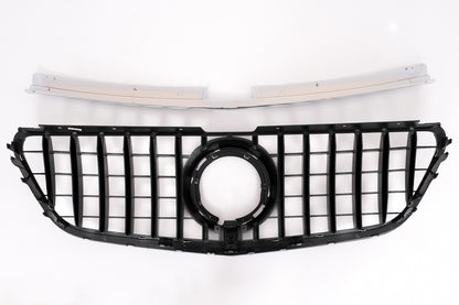 Central Grille GTR Panamericana Design Black Chrome for Mercedes Vito W447 (2020-Up)