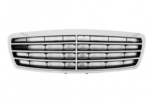 Central Grille Sport CL Design Chrome for Mercedes E-Class W211 S211 (2003–2006)